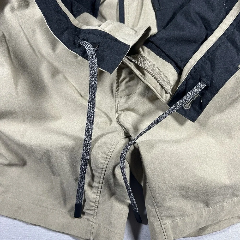 Proof by Huckberry Mens Performance Shorts Sz 30 Khaki Stretch Unlined